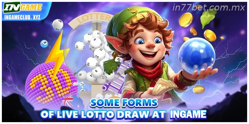 Some forms of live lotto draw at 77BET